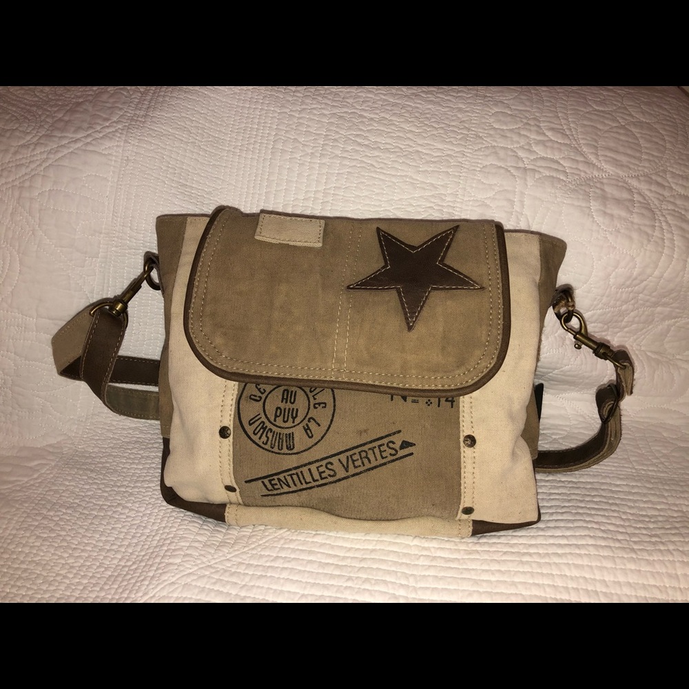 Myra Bag Upcycle Canvas NEW